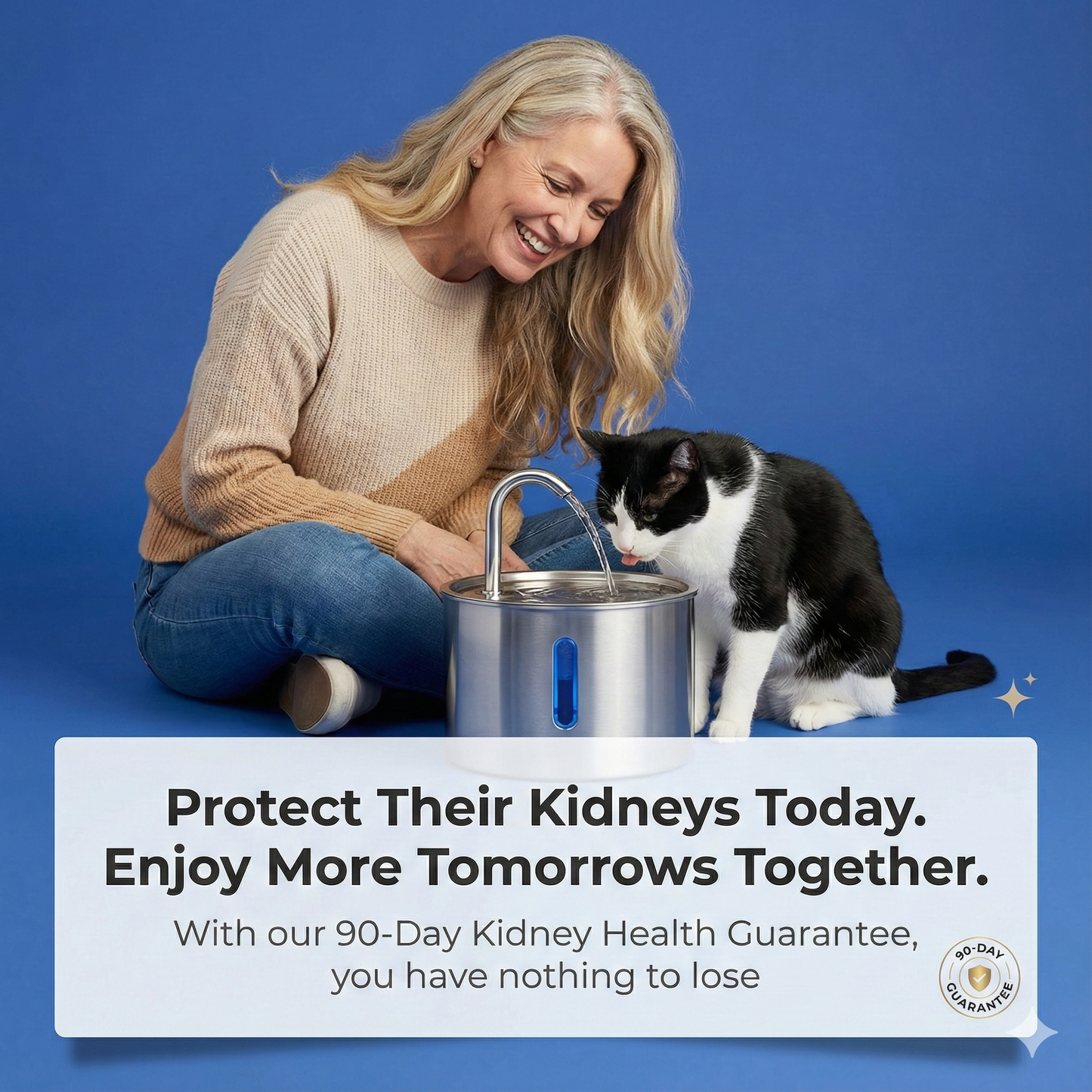 Purrify Stainless Steel Water Fountain